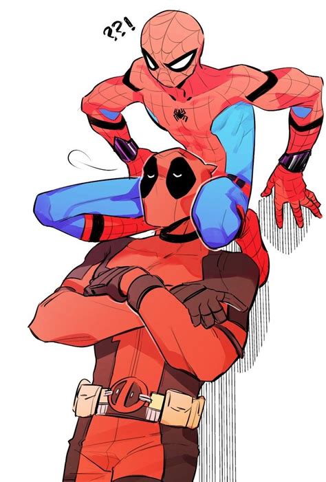 #spideypool #deadpool #spiderman #wadewilson #peterparker #marvel ...