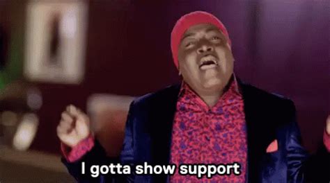 Supportive GIF - IGottaShowSupport Supportive HereForYou - Discover & Share GIFs