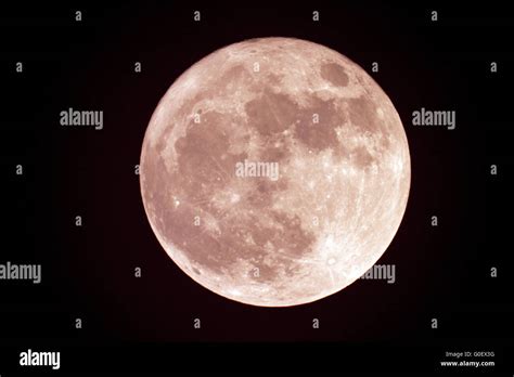 Telescope View of the Moon Stock Photo - Alamy