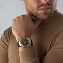 Tissot T-Race 45mm Chronograph Rose Gold Plated Men's Watch T1414173705100 | 45 mm, Black Dial ...