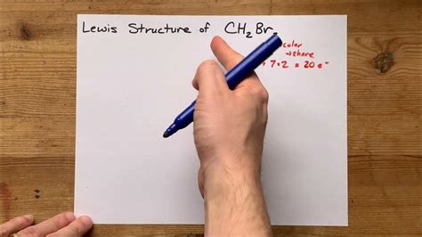 Lewis Structure of CH2Br2 (dibromomethane) - YouTube