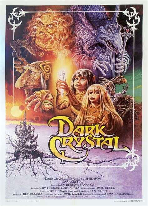 "Dark Crystal" #Original Film Poster from #Italy, 1983, 55" x 39" Restored & linen-backed. Ask ...