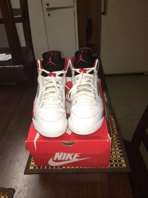 Air Jordan retro 5 size 11 fire red | Kixify Marketplace