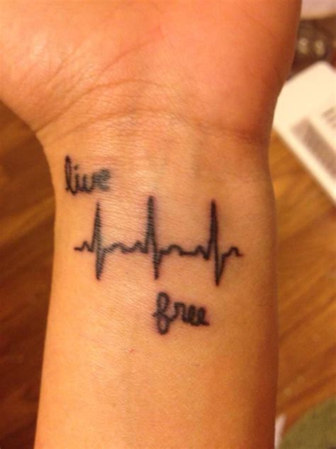 Ekg Line Tattoo - Viraltattoo