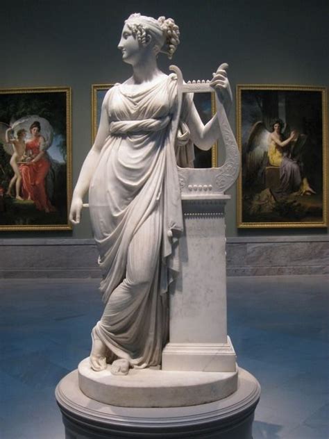 Terpsichore, the muse of lyric poetry, by Antonio Canova, 1816, Cleveland Museum of Art, Cle ...