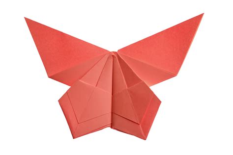 red butterfly origami 14341290 PNG