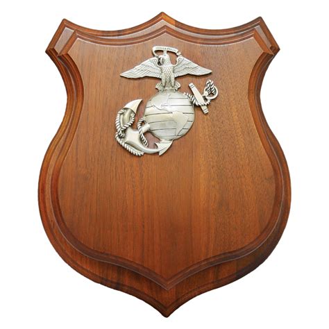 Deluxe Sword Plaque with Pewter EGA - The Marine Shop