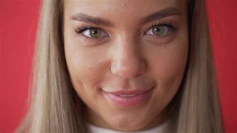 Portrait Of Joyful Young Woman Embracing Stock Footage SBV-336574794 - Storyblocks