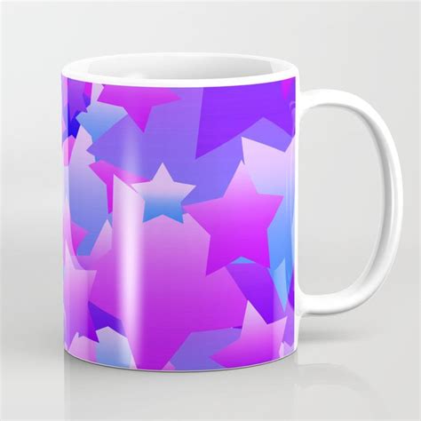 Bubble Stars Purple Mug Our premium ceramic Coffee Mugs make art part of your everyday life ...