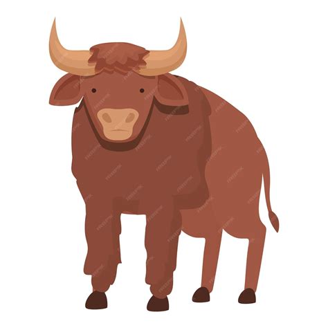 Premium Vector | Mammal animal icon cartoon vector american bison herd water