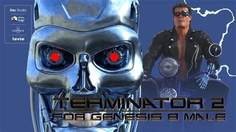 Terminator 2 For Genesis 8 Male - Daz Content by Monika