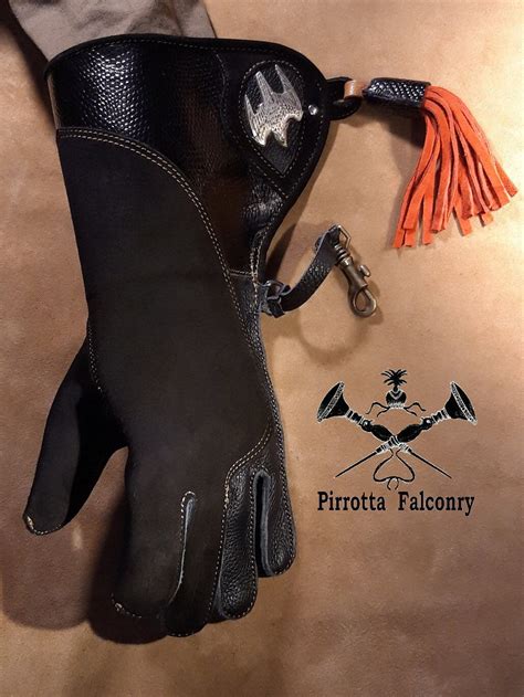 Falconry glove - Sculpture glove - Leather falconry glove - Falconry equipment - Falconry gift ...