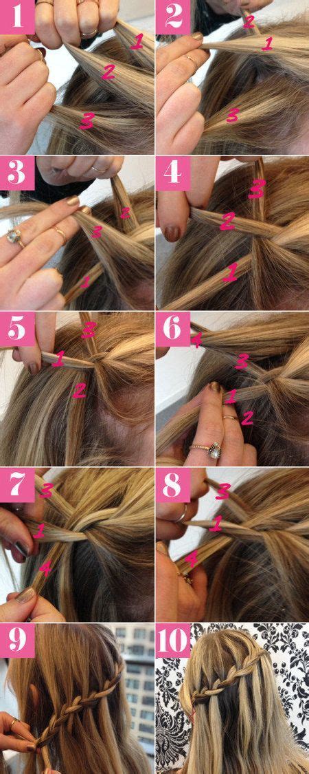 Waterfall braid | Long hair styles, Braided hairstyles easy, Braided ...