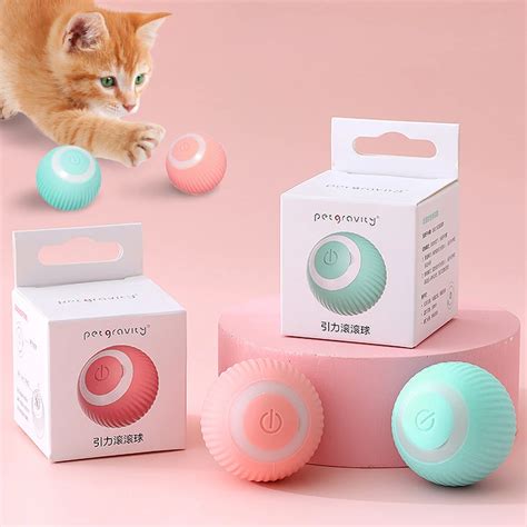 Smart Cat Toys Automatic Rolling Ball Electric Cat Toys Interactive For ...