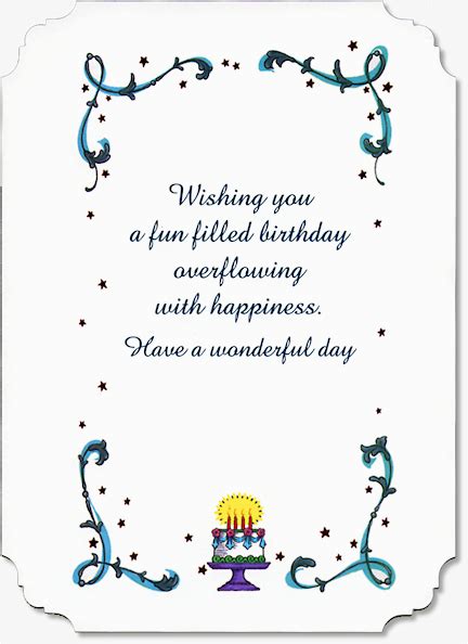 Happy Birthday Card Inserts Personalised Embroidered Birthday Card Bdyc010 by | BirthdayBuzz