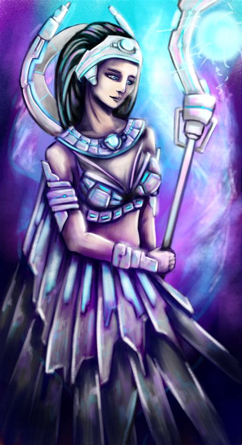 Isis SMITE Fan Art Northern Lights by divane21 on DeviantArt