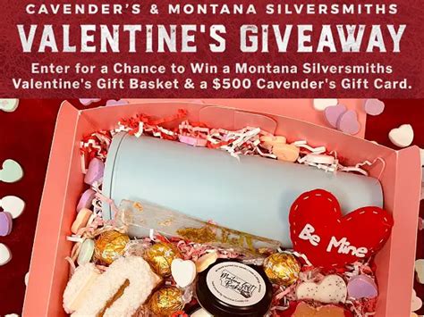 Cavender’s & Montana Silversmiths Valentine’s Giveaway: Win Gift Basket & Gift Card ...