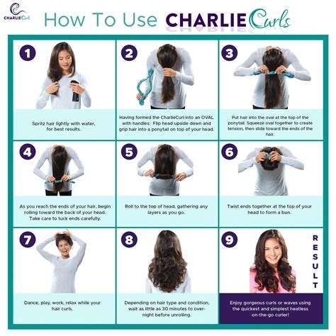 How to Use A CharlieCurl, The Easy Heatless Hair Curler. Get natural ...