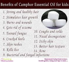 21 Amazing Benefits Of Camphor For Your Skin, Hair, And Health | Essential oils for kids ...