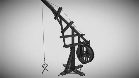 Medieval Crane 02 - Buy Royalty Free 3D model by BartoszWWW [5134e5f ...