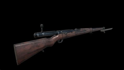 Japanese Type 38 Arisaka Rifle - Buy Royalty Free 3D model by KILLAGEAR ...