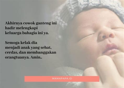 25 Kata Ucapan Selamat Kelahiran Anak Bayi Terlengkap – Mamapapa.id