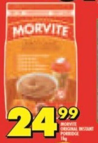 MORVITE ORIGINAL INSTANT PORRIDGE 1kg offer at Shoprite