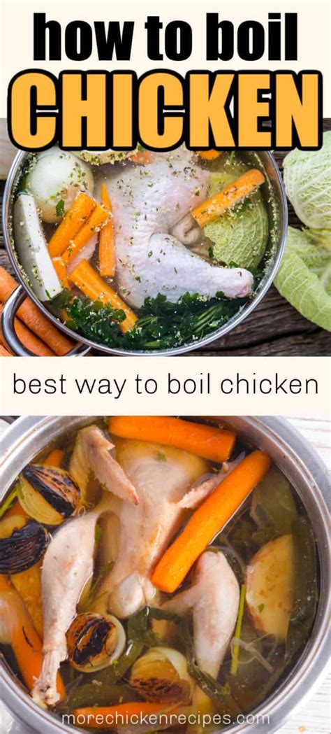 How to Boil Chicken - More Chicken Recipes