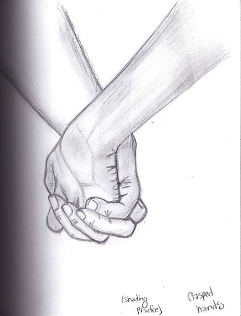 Sketch - Hands Clasped | Hands, Clasp, Drawings