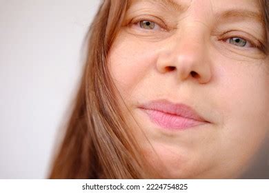 Closeup Mature Female Face Woman 50 Stock Photo 2224754825 | Shutterstock