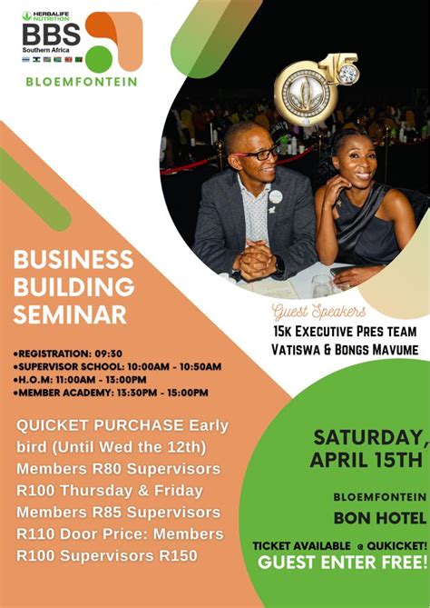 Book tickets for Bloemfontein Business Building Seminar