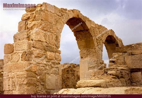 Roman Agora Archaeological Site of Kourion in Cyprus. Stock Photo MXI20135