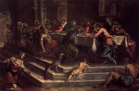 The Last Supper, c.1570 - Tintoretto - WikiArt.org