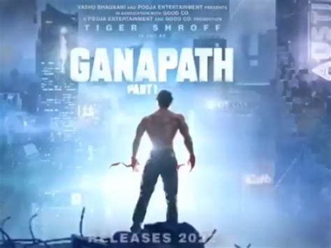 Ganapath motion poster | [VIDEO] Tiger Shroff bulks up in and as Ganapath; film to go on floors ...