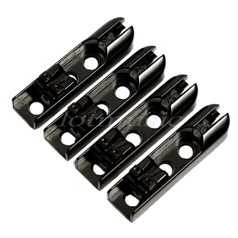 Individual Black Gold Chrome 4 String Bass Bridge Tailpiece for Electric Bass Guitar Parts ...