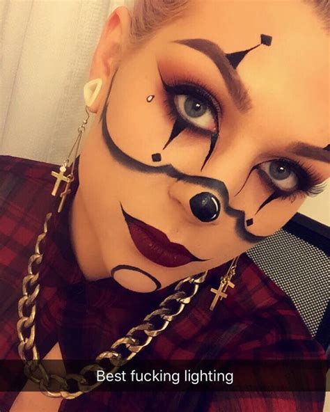 Gangsta clown Halloween makeup look inspired by Chrisspy Halloween Make ...