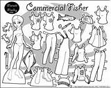Three Marisole Monday Paper Dolls In Black And White • Thin Personas sketch template
