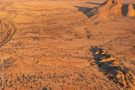 Beautiful natural landscape of Namib Desert. The region with the lowest ...