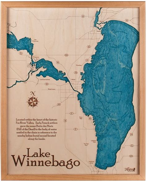 Lake Winnebago Depth Map