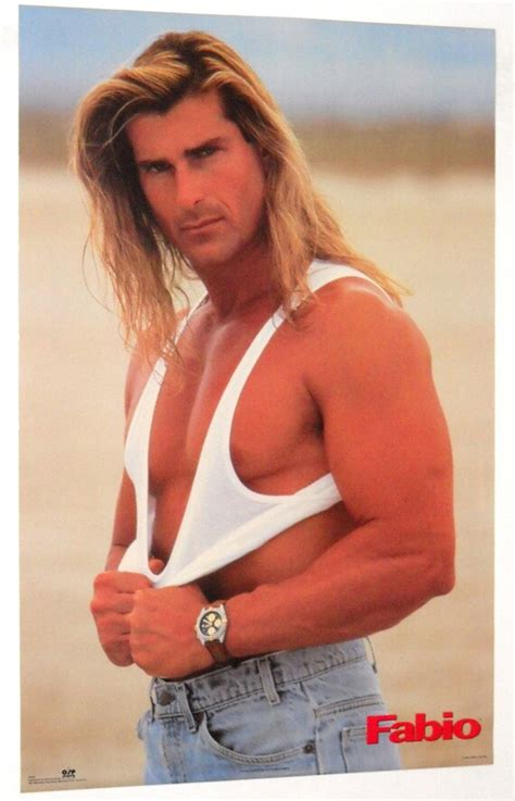 FABIO LANZONI POSTER From 1992 Male Model Vintage And by elias666