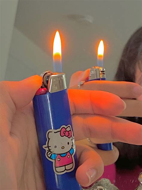 hello kitty lighter 🌈 | Cool lighters, Lighter art, Aesthetic light