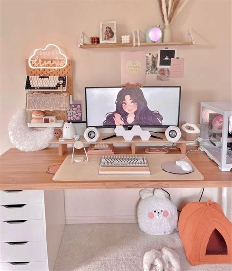 Aesthetic Desk Makeover Ideas - Aesthetic room | Room setup, Room ideas ...