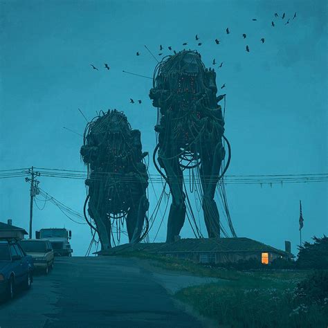 Simon Stålenhag Art Gallery | Futuristic art, Sci fi concept art ...