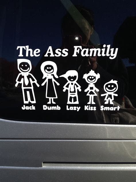 Best family car sticker ever!!! | Best family cars, Laugh out loud, The funny