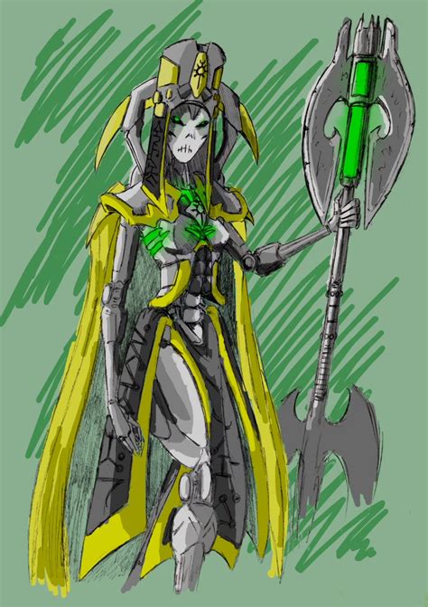 Necron 'Lordess' by Gannadene on DeviantArt