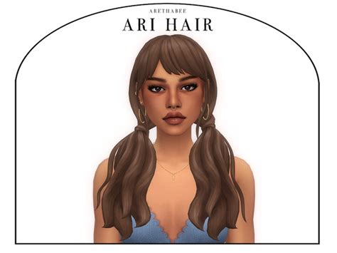 The Sims Resource - Ari Hair Set (Patreon)