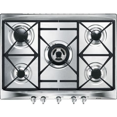 Smeg SR275XGH2 70cm Cucina 5 Burner Gas Hob - STAINLESS STEEL ...