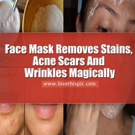 This Face Mask Removes Stains, Acne Scars And Wrinkles Magically!