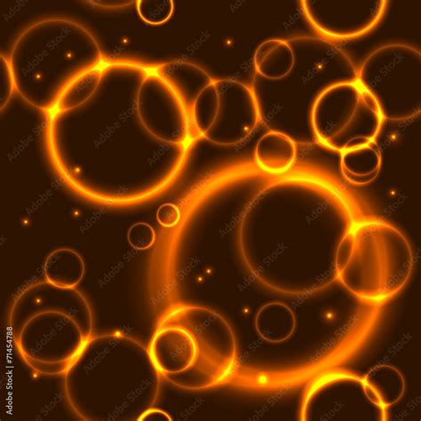 Gold bubble seamless background Stock Vector | Adobe Stock