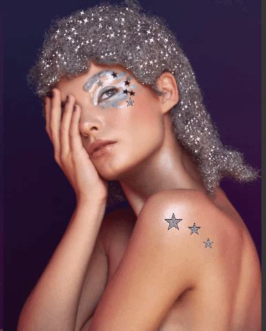 goddess of the silver star hair | Galaxy fashion, The silver star, Star hair